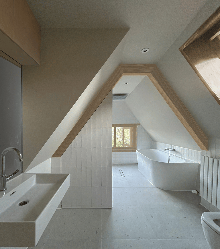 Haarlem bathroom interior design by Atelier Marunt