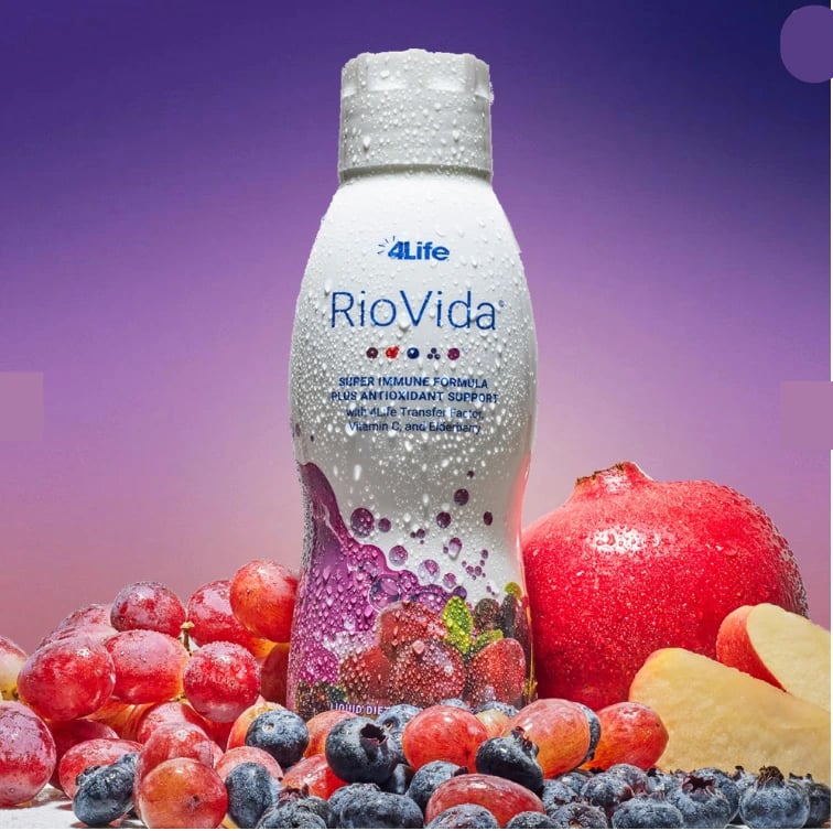 4Life RioVida drank met Transfer Factor, superfruit antioxidanten en vitamine C voor immuunondersteuning