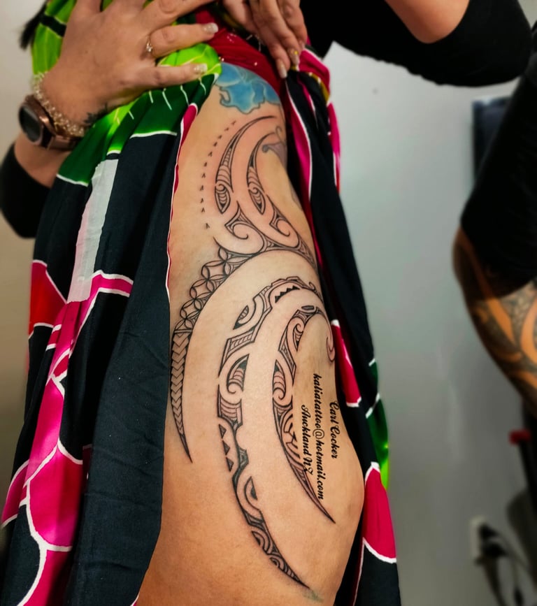 carl cocker polynesian tattoo artist brisbane sydney perth australia 