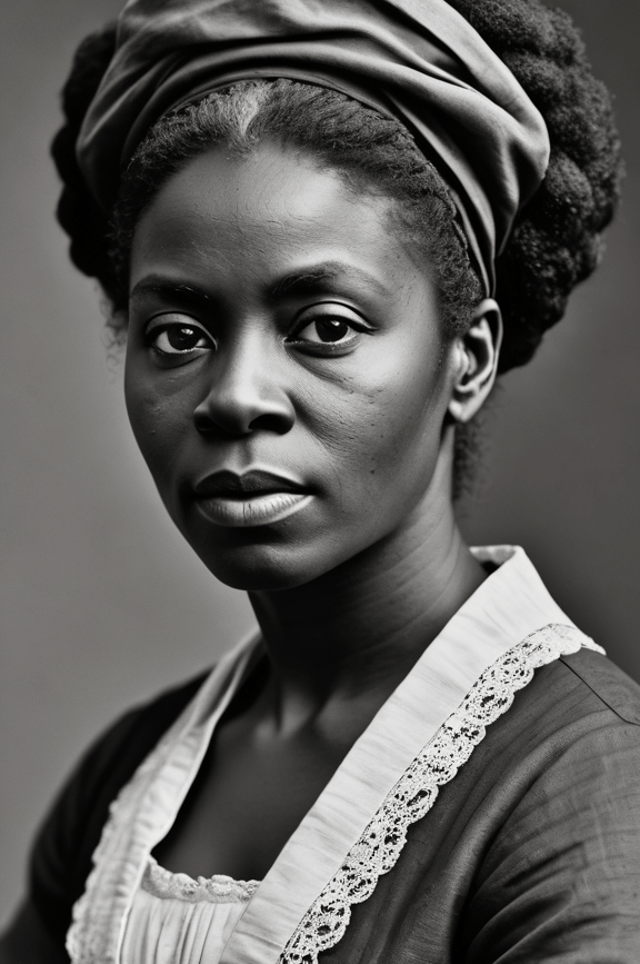 Image in the likeness of Mary Prince former slave, author and abolitionist