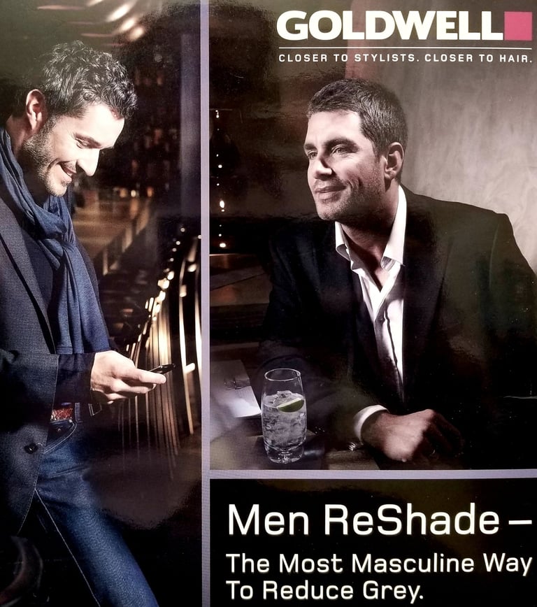 Goldwell Hair Color Reshade for Men - MR SAM SALON a Goldwell Hair Salon