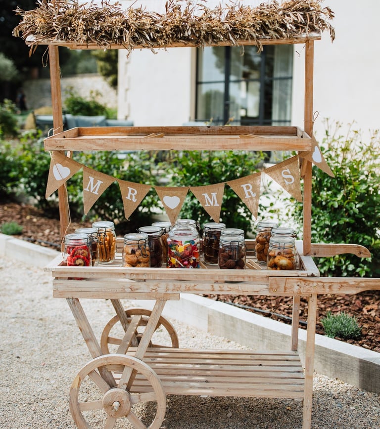 décoration de mariage élégant et simple par une wedding planner B free Events