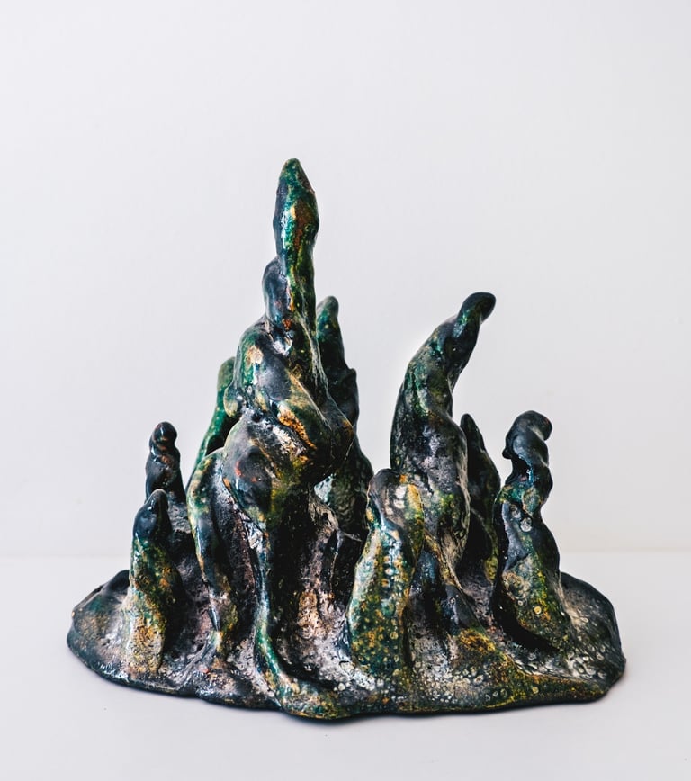 Bernarda Kovačič, kiparsko delo Ples tjulnov, Šmartno ob Paki, kiparjenje, kip, unikatna umetnost