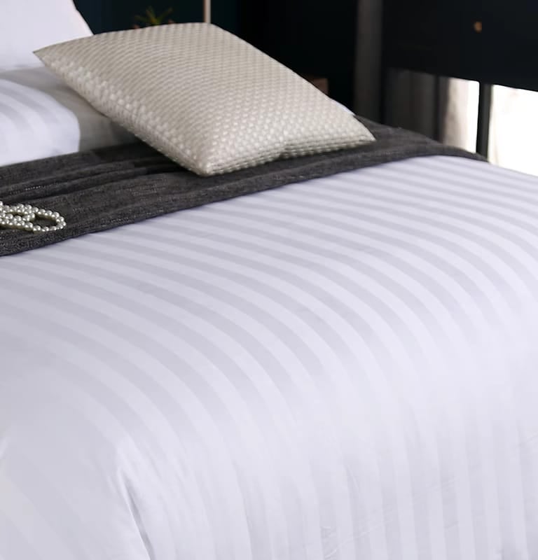 Housse de couette rayures