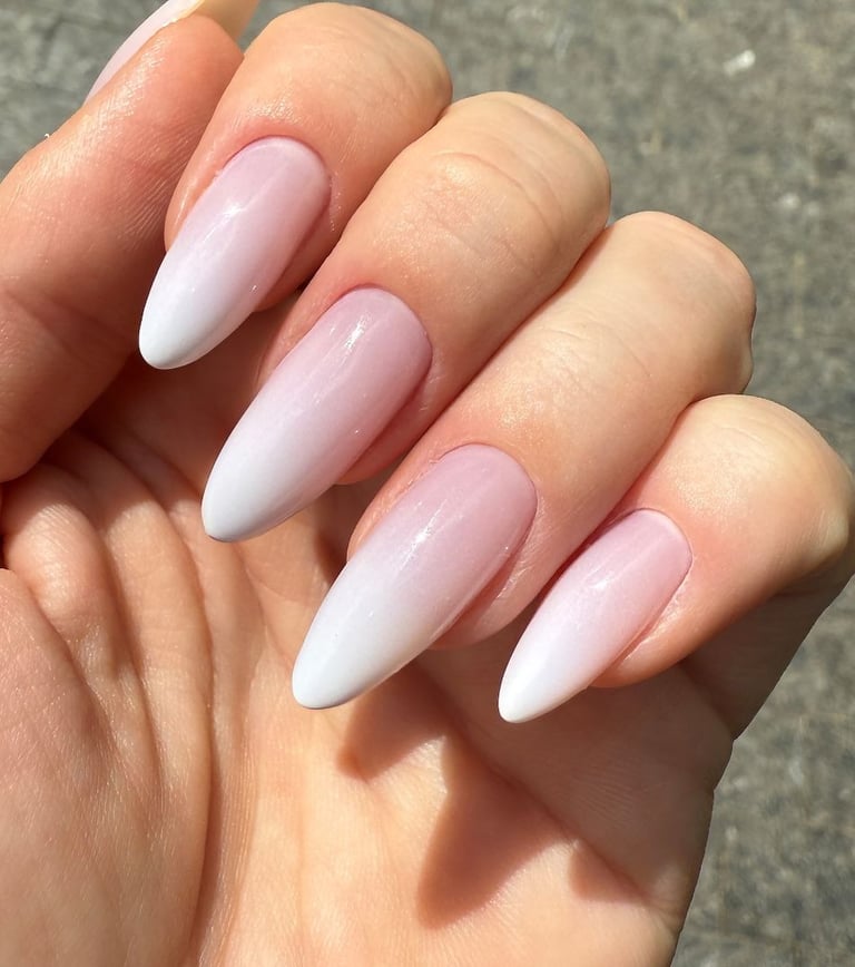 Long-lasting gel polish manicure with a flawless glossy finish