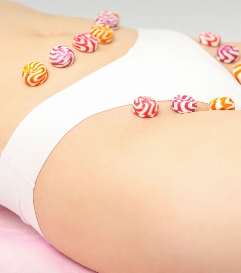 Professional intimate waxing service in a comfortable salon environment