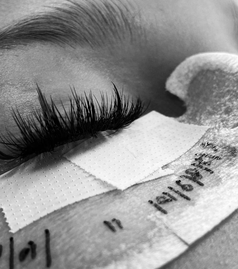Lash and brow package combining multiple enhancement services