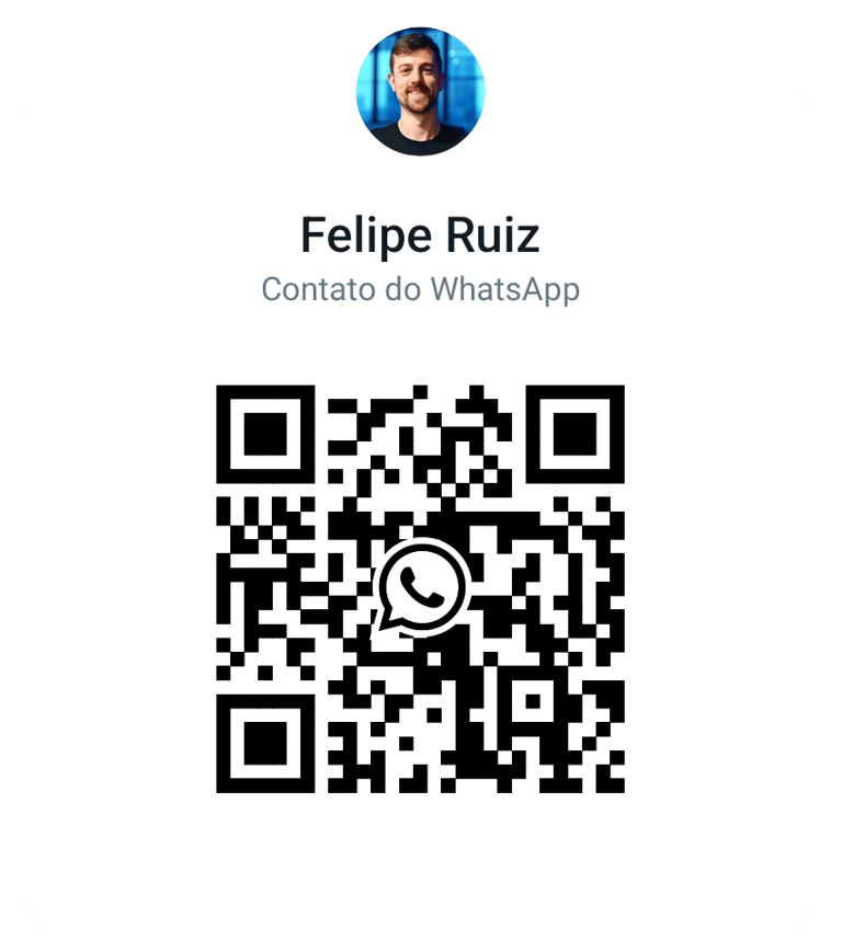 QR Code para contato via whatsapp
