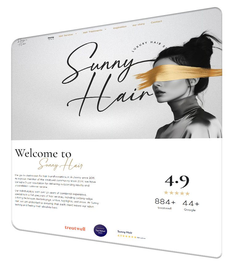 sunny hair screen