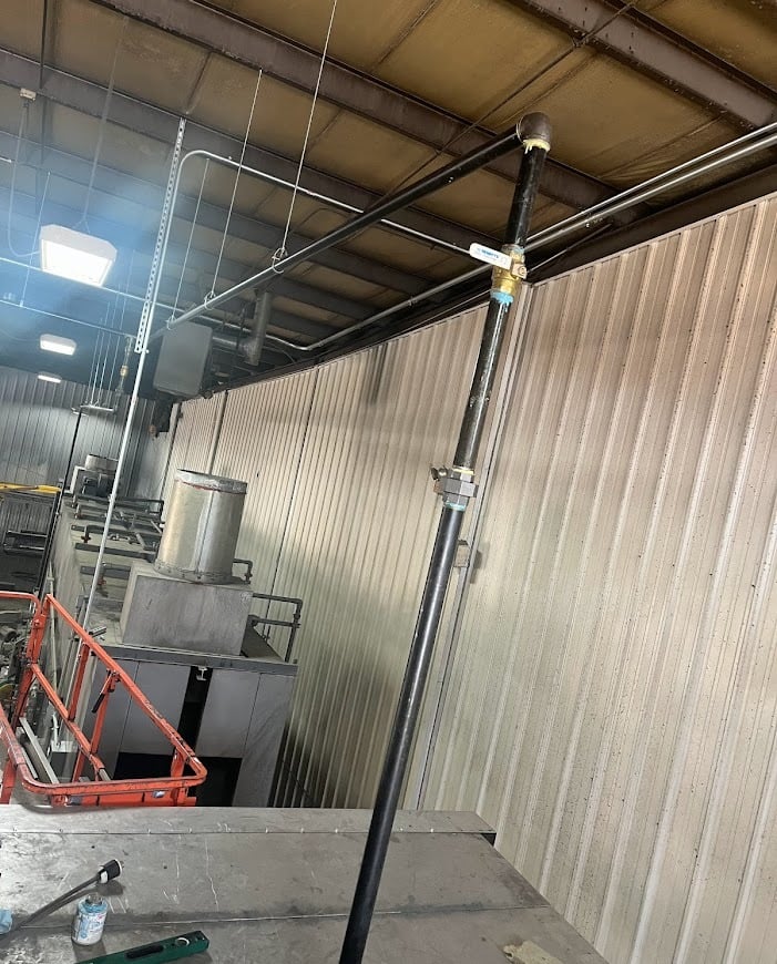 Helped inspect and repair gas pipe at a business in Portage, WI.