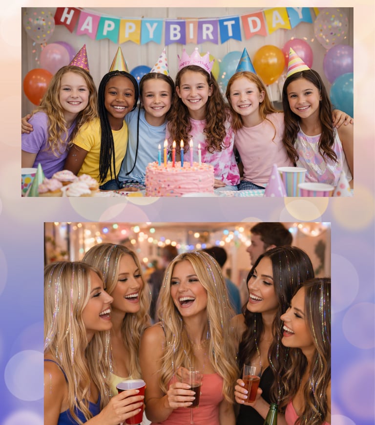 Fairy hair party ideas. Fun for both kids and adults. 