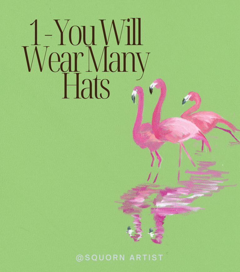 a pink flamingo with a green background and a pink flamingo