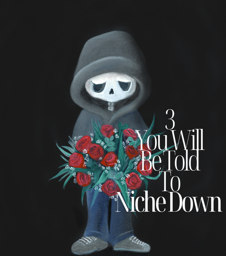 a skeleton in a hoodie with a skeleton in the background