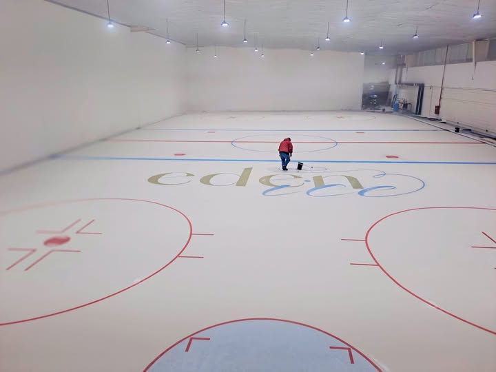 Montaje profesional de pistas de hielo