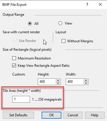 BMP file export in xcad