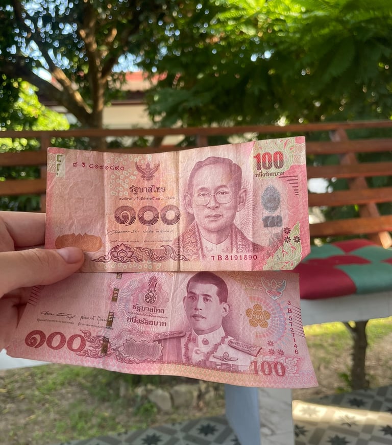 thai baht money