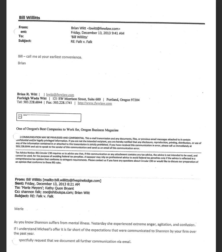 Brian Witt the guy who represents the Perv Willitts