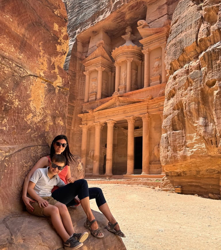 petra treasury view point