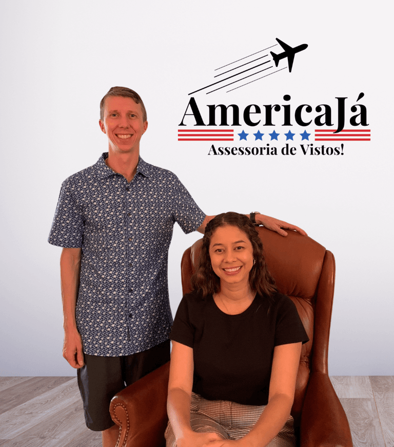 Equipe da AmericaJá – assessoria especializada em visto americano, pronta para ajudar você em todas 