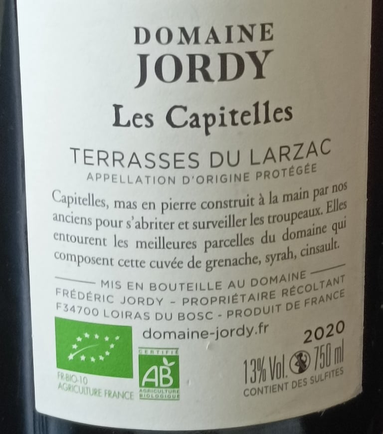 Our favourite local producer : Domaine Jordy.