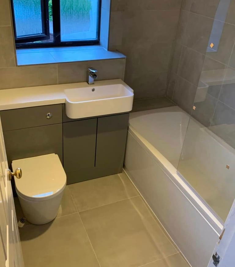 Modern bathroom fitted by experienced Worcester plumbers