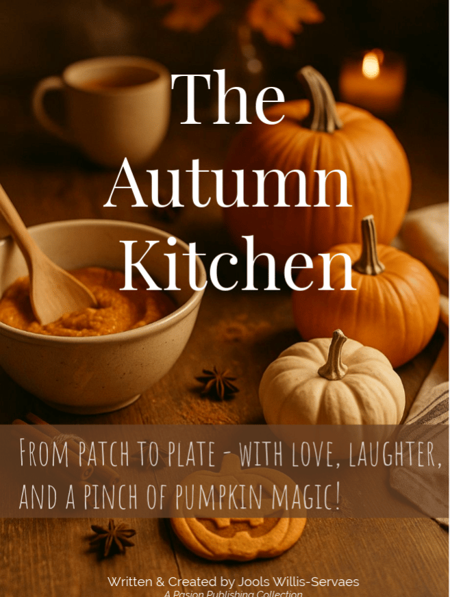 autumn kitchen table with pumpkin puree