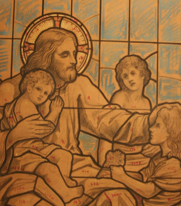 Jesus with children - Cartoon #130