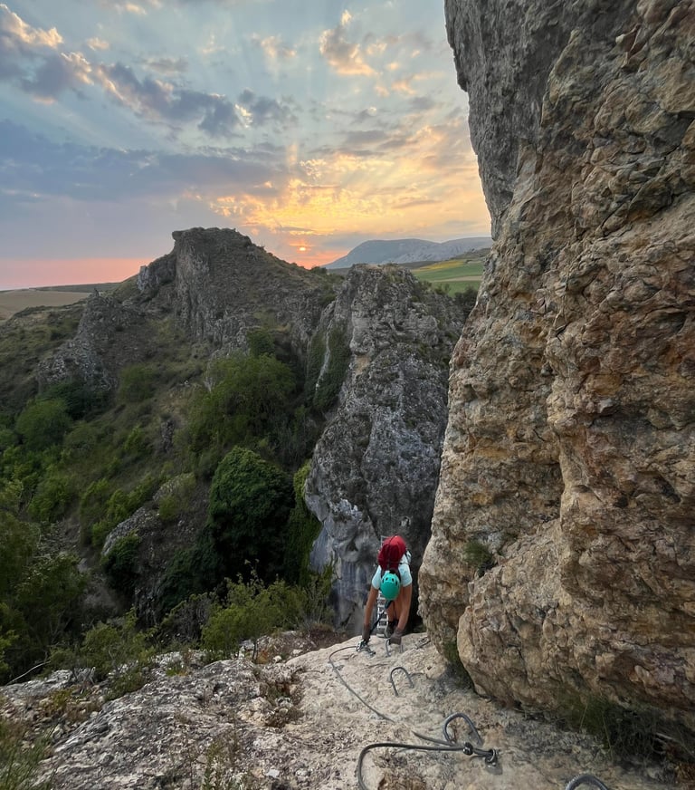 Ferrata Miraveche-Silanes - Castilla Leon