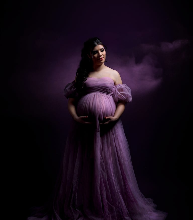 florent photographe maternite robe et fumee rose magique saint omer le touquet lille arras  calais