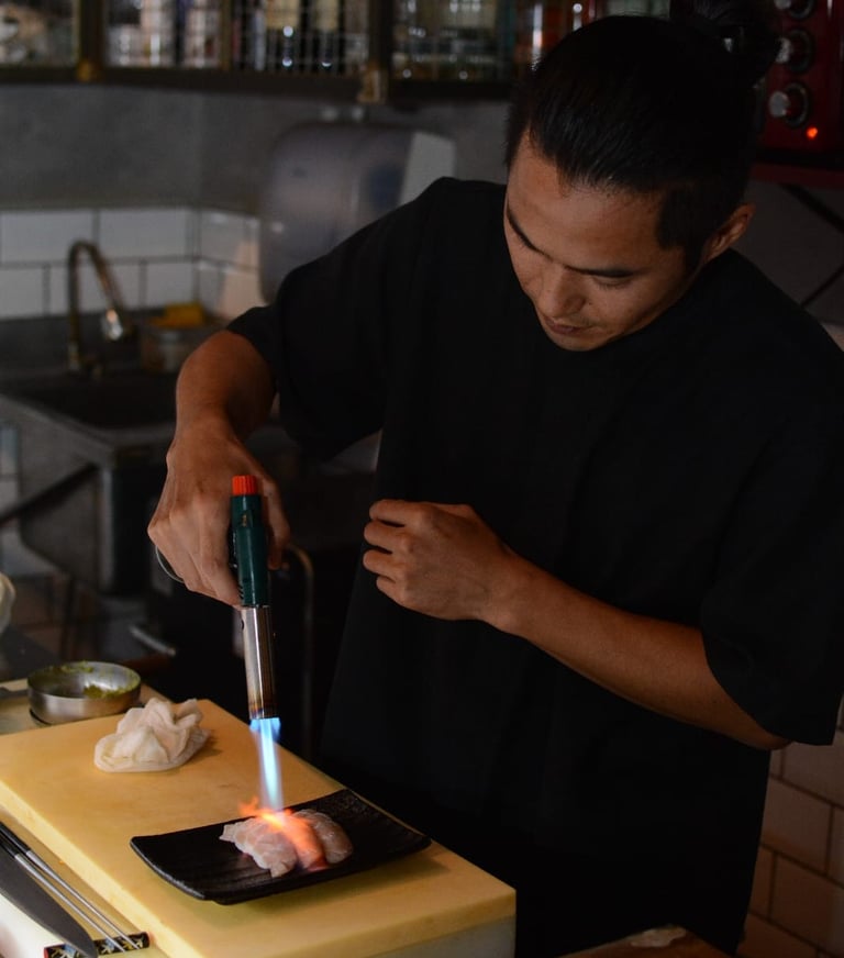 Omakase Koya88: chef Michel Fuzioka. Foto: Divulgação