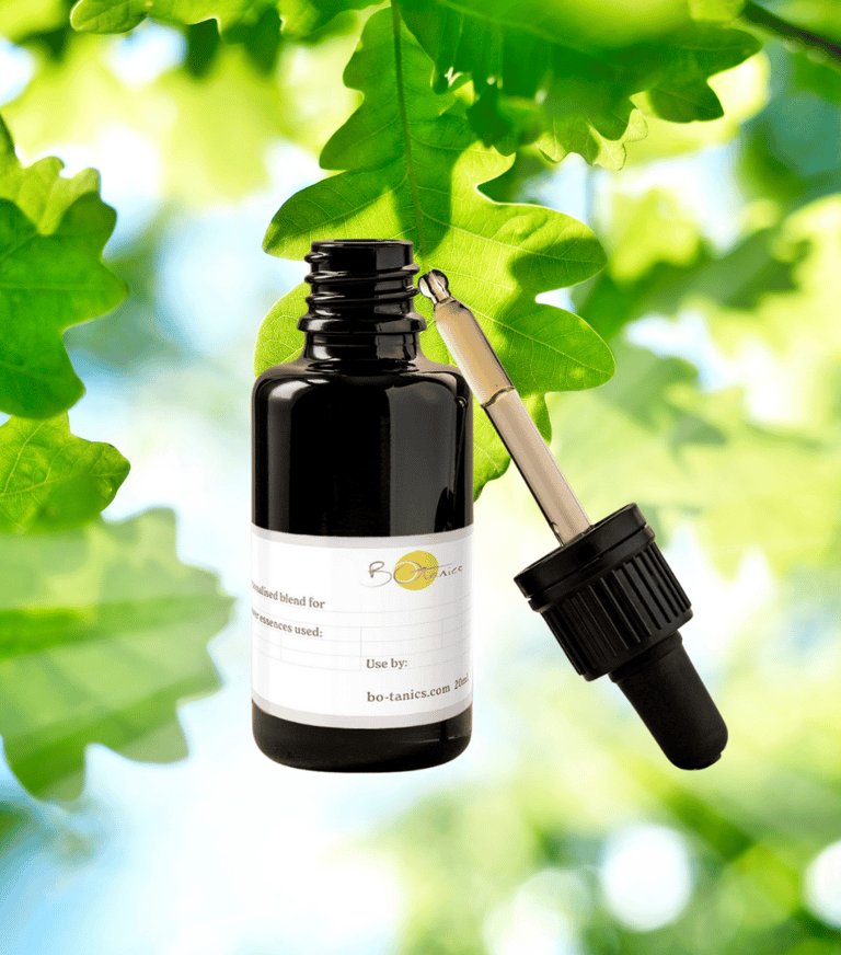 oak flower essence bottle