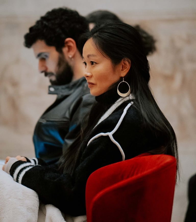 Victoire Yau attending a concert at Palazzo Doria Pamphilj, Valmontone