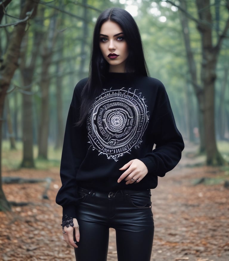 jersey para mujer techno gotico