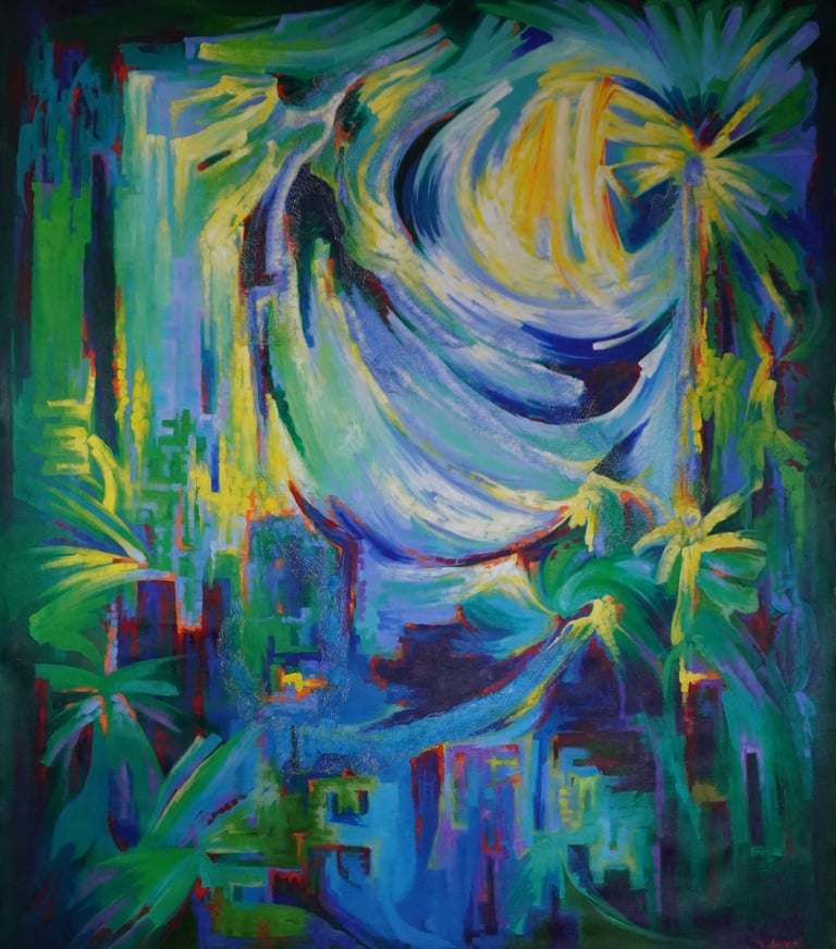 "Hope" draws its inspiration from nature and the invisible forces that inhabit it,