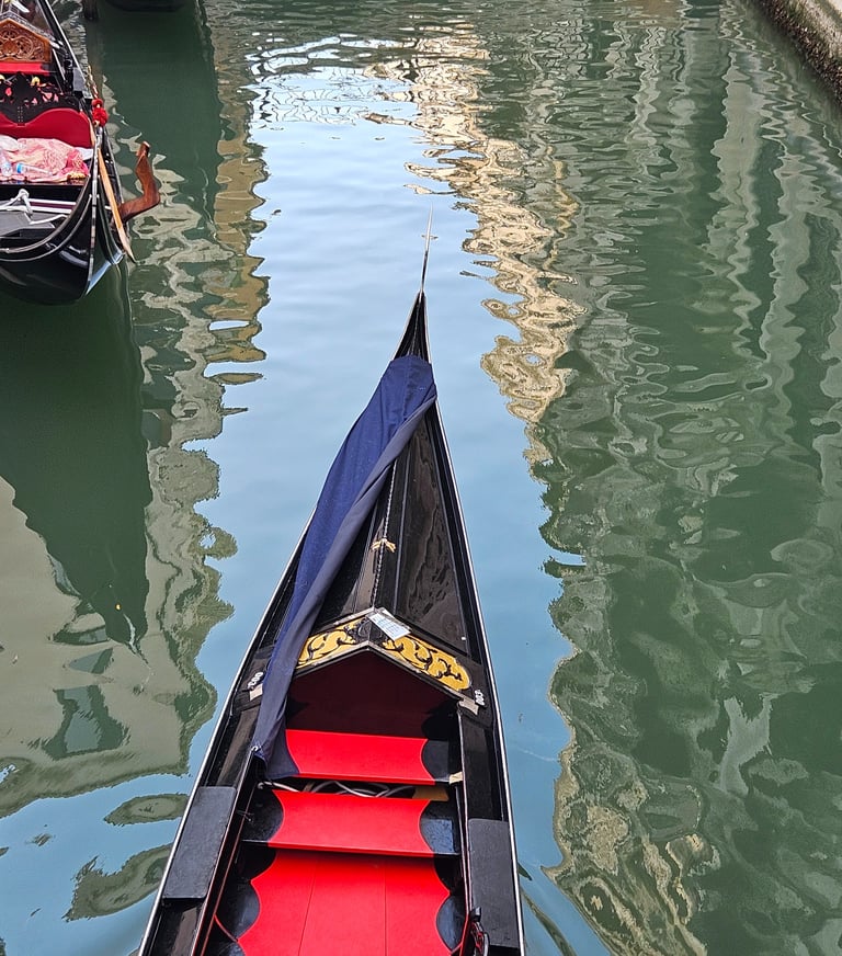 A gondola in Venice