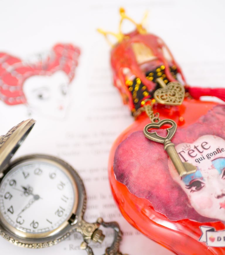 Potion Reine de Cœur Alice au Pays des Merveilles collection - Red Queen of hearts Alice wonderland