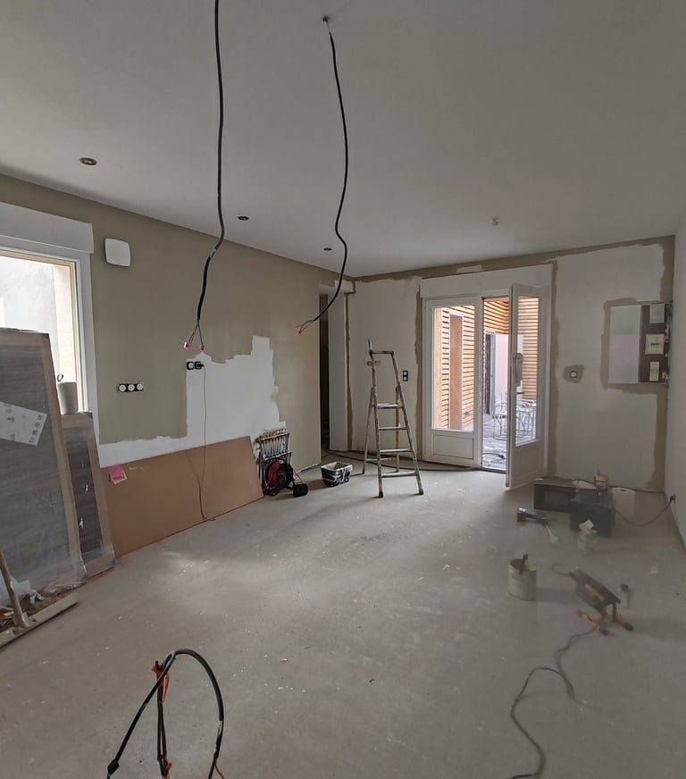 Rénovation d’un sol à Béthune avant travaux