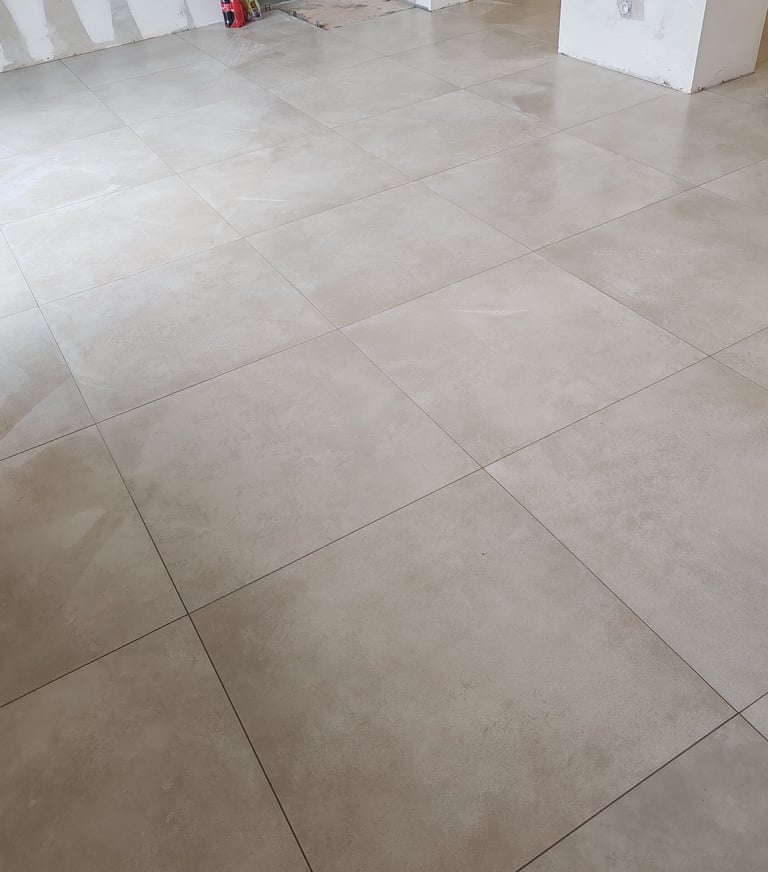 Pose de carrelage grand format à Béthune