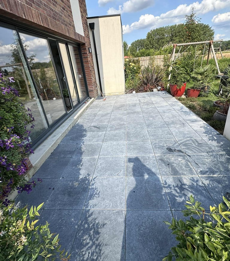 Pose de carrelage terrasse à Beuvry par Carréno