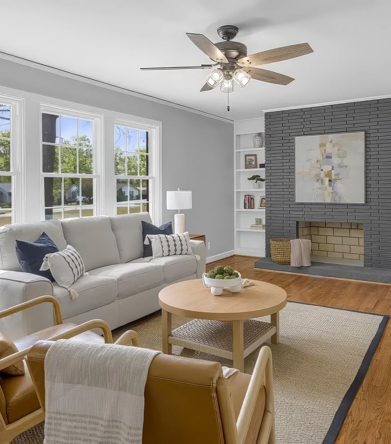 brick ranch greer staging house