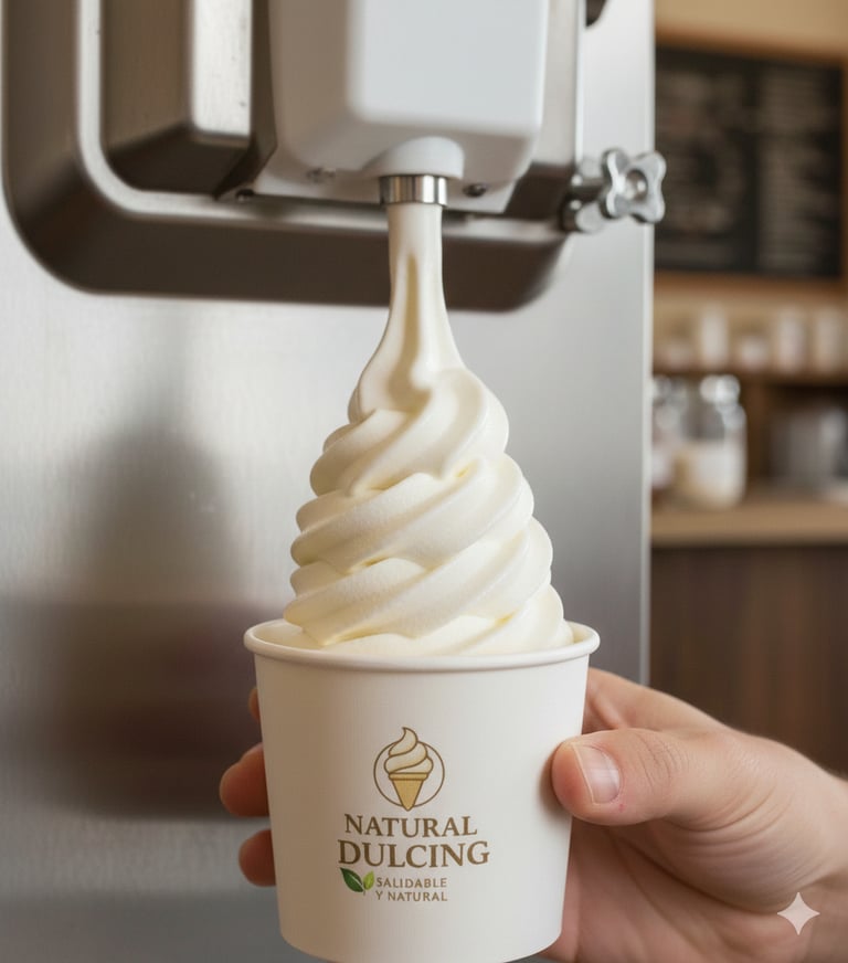 a person holding a cupcake in a cup