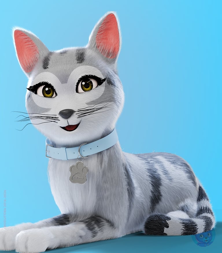 mascote 3D, personagem 3D