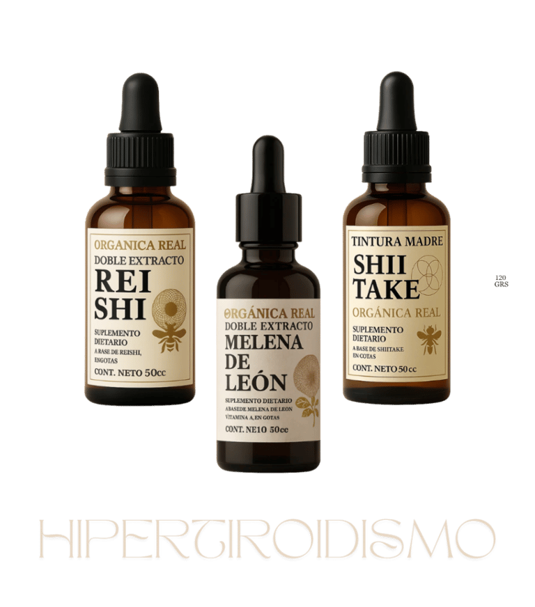 polvos, tinturas, Magzen, Ashwagandha, Melena de León, Aceite de Orégano, Aceite de coco, Reishi