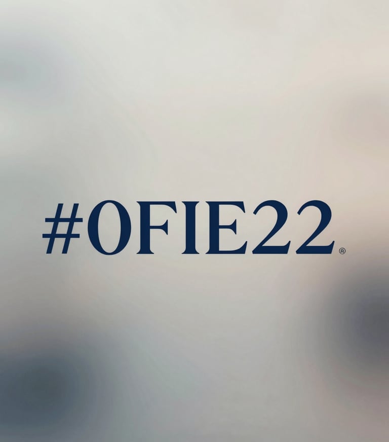 A high-fashion brand logo displayed on a backlit frosted glass pane. Soft, ethereal lighting with a strong focus on minimalist typography in #0F1E2E.