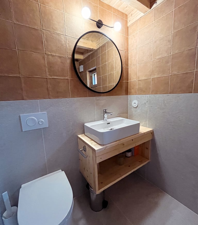 salle bain gite nature