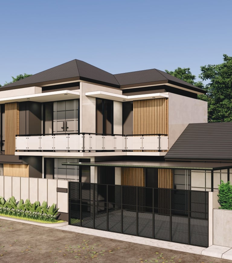 3D Exterior Residence Klien Mr. Haeru – Kuningan