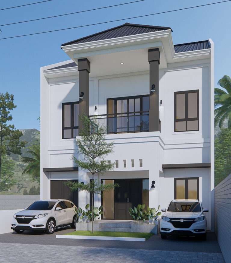 Desain rumah modern jasa arsitek profesional