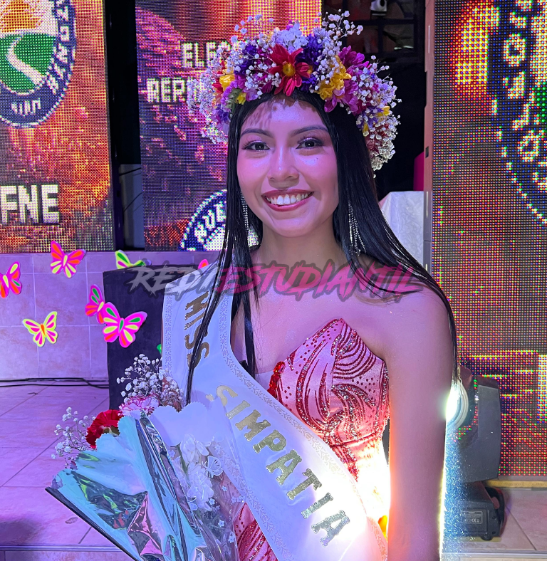 Miss simpatia 2025 del colegio Nuevo Horizonte