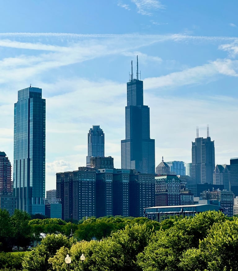 The Sears Tower in Chicago