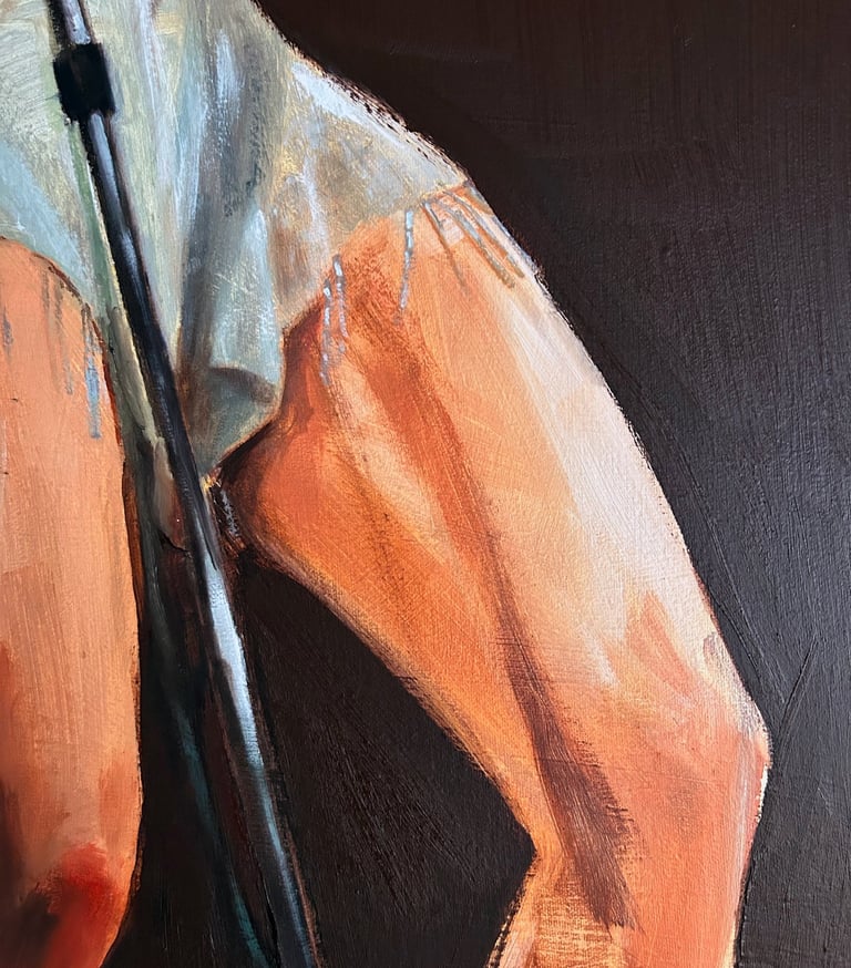 Detalle piernas Tina Turner Aby Sánchez